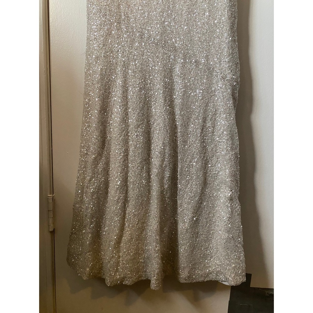 Lauren Ralph Lauren Sequin Gown Formal Dress Sleeveless Evening Party size 2 - Picture 7 of 9